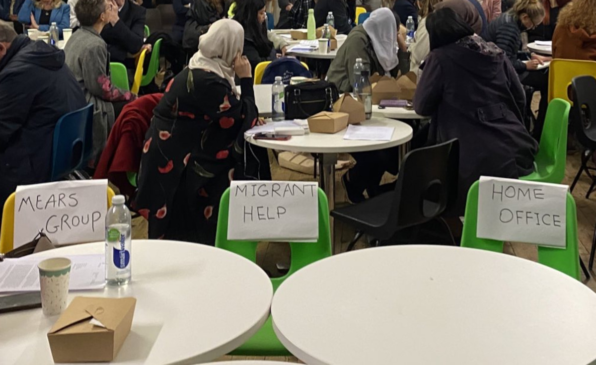 Migrant Help failed to attend the public meeting at whcih residents presented a catalogue of ongoing human rights concerns